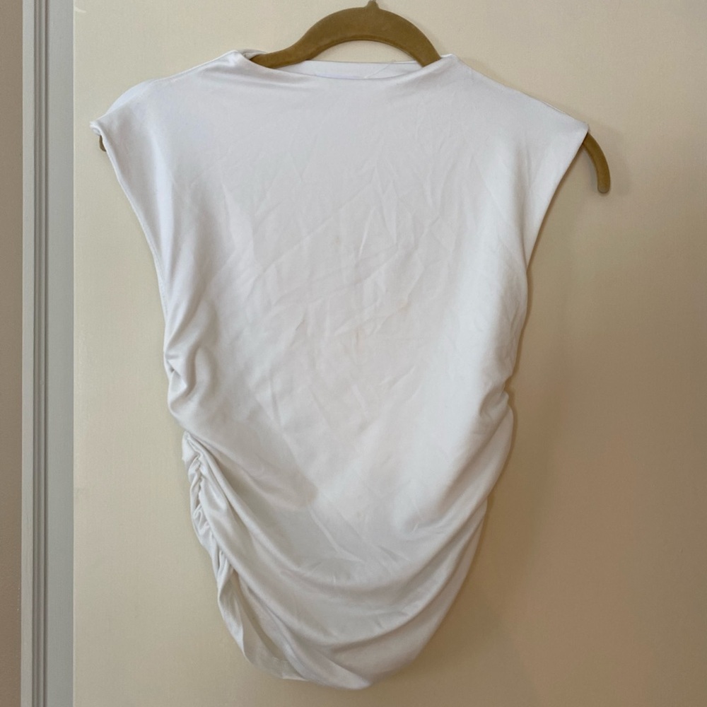 Love in the Moment White High-Neck Sleeveless Top